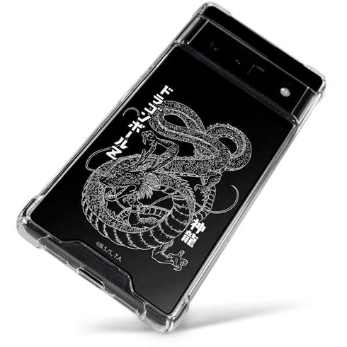 Dragon Ball Z Negative Shenron Google Pixel 6 Clear Case